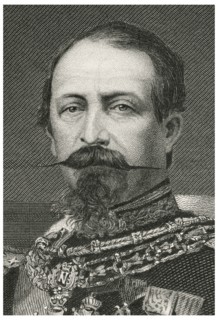 Napoleon III (1803-1873), First Elected President of France 1848-52, Emperor of the French 1852-1870, Head and Shoulders Portrait, Steel Engraving, Portrait Gallery of Eminent Men and Women of Europe ...