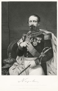 Napoleon III (1803-1873), First Elected President of France 1848-52, Emperor of the French 1852-70, Half-Length Portrait, Steel Engraving, Portrait Gallery of Eminent Men and Women of Europe and Ameri...