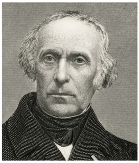 Francis Guizot (1787-1874), French Political Figure and Historian, Head and Shoulders Portrait, Steel Engraving, Portrait Gallery of Eminent Men and Women of Europe and America by Evert A. Duyckinck, ...