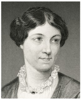 Harriet Martineau (1802-76), English Writer and Social Theorist, often Cited as the First Female Sociologist, Head and Shoulders Portrait, Steel Engraving, Portrait Gallery of Eminent Men and Women of...