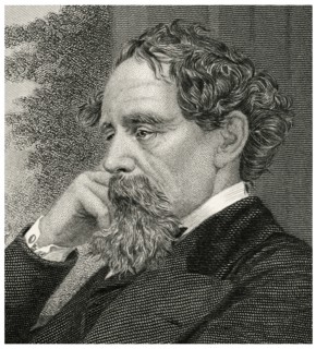 Charles Dickens (1812-70), English Writer, Head and Shoulders Portrait, Steel Engraving, Portrait Gallery of Eminent Men and Women of Europe and America by Evert A. Duyckinck, Published by Henry J. Jo...