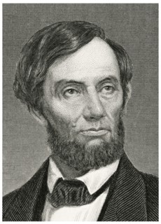Abraham Lincoln (1809-65), 16th President of the United States, Head and Shoulders Portrait, Steel Engraving, Portrait Gallery of Eminent Men and Women of Europe and America by Evert A. Duyckinck, Pub...