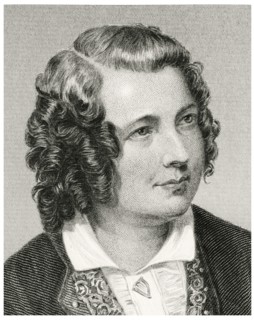 Eliza Cook (1818-89), English Author and Poet, Head and Shoulders Portrait, Steel Engraving, Portrait Gallery of Eminent Men and Women of Europe and America by Evert A. Duyckinck, Published by Henry J...