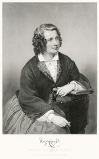Eliza Cook (1818-89), English Author and Poet, Seated Portrait, Steel Engraving, Portrait Gallery of Eminent Men and Women of Europe and America by Evert A. Duyckinck, Published by Henry J. Johnson, J...