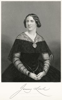 Jenny Lind Goldschmidt (1820-87), Swedish Opera Singer, Seated Portrait, Steel Engraving, Portrait Gallery of Eminent Men and Women of Europe and America by Evert A. Duyckinck, Published by Henry J. J...