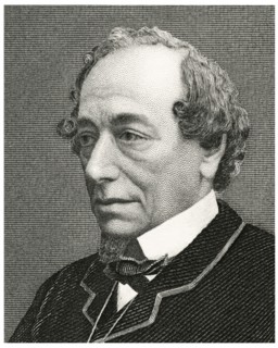 Benjamin Disraeli (1804-1881), British Politician and Prime Minister of the United Kingdom 1868-68, 1874-80, Head and Shoulders Portrait, Steel Engraving, Portrait Gallery of Eminent Men and Women of ...