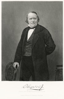 Louis Agassiz (1807-73), Swiss-American Biologist and Geologist, Three-Quarter Length Portrait, Steel Engraving, Portrait Gallery of Eminent Men and Women of Europe and America by Evert A. Duyckinck, ...