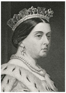 Queen Victoria (1819-1901), Queen of the United Kingdom of Great Britain and Ireland, Head and Shoulders Portrait, Steel Engraving, Portrait Gallery of Eminent Men and Women of Europe and America by E...
