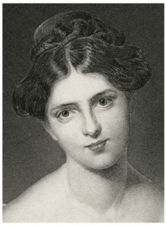 Frances Anne "Fanny" Kemble (1809-93), British Actress, Head and Shoulders Portrait, Steel Engraving, Portrait Gallery of Eminent Men and Women of Europe and America by Evert A. Duyckinck, Published b...