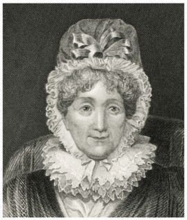 Hannah More (1745-1833), English Religious Writer, Head and Shoulders Portrait, Steel Engraving, Portrait Gallery of Eminent Men and Women of Europe and America by Evert A. Duyckinck, Published by Hen...