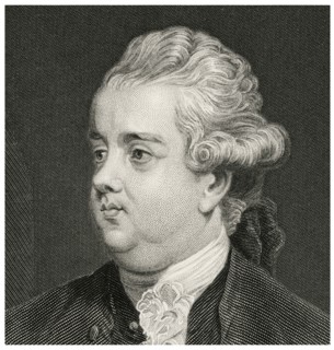 Edward Gibbon (1737-94), English Historian, Writer and Member of Parliament, Head and Shoulders Portrait, Steel Engraving, Portrait Gallery of Eminent Men and Women of Europe and America by Evert A. D...