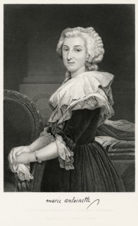 Marie Antoinette (1755-93), Queen of France, Wife of Louis XVI, Half-Length Portrait, Steel Engraving, Portrait Gallery of Eminent Men and Women of Europe and America by Evert A. Duyckinck, Published ...