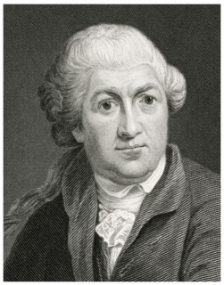 David Garrick (1717-79), English Actor, Playwright, Theater Manager and Poet, Head and Shoulders Portrait, Steel Engraving, Portrait Gallery of Eminent Men and Women of Europe and America by Evert A. ...