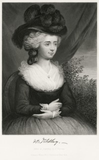 Frances Burney (1752-1840), also known as Madame d'Arblay, English Satirical Novelist and Playwright, Seated Portrait, Steel Engraving, Portrait Gallery of Eminent Men and Women of Europe and America ...