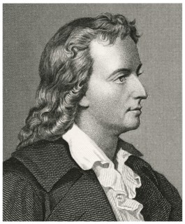 Freidrich Schiller (1759-1805), German Dramatist, Poet, and Literary Theorist, Head and Shoulders Portrait, Steel Engraving, Portrait Gallery of Eminent Men and Women of Europe and America by Evert A....