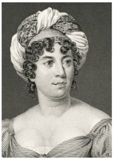 Anne Louise Germaine de Staël-Holstein (1766-1817), Commonly known as Madame de Stael, French Woman of Letters and Historian, Head and Shoulders Portrait, Steel Engraving, Portrait Gallery of Eminent ...