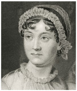 Jane Austen (1775-1817), English Novelist, Head and Shoulders Portrait, Steel Engraving, Portrait Gallery of Eminent Men and Women of Europe and America by Evert A. Duyckinck, Published by Henry J. Jo...