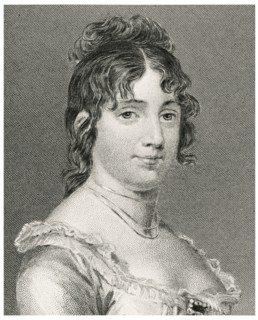 Dolley Todd Madison (1768-1849), Wife of 4th U.S. President James Madison, Head and Shoulders Portrait, Steel Engraving, Portrait Gallery of Eminent Men and Women of Europe and America by Evert A. Duy...