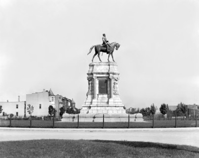 Equestrian Statue of General Robert E. Lee, Richmond, Virginia, USA, Detroit Publishing Company, 1905