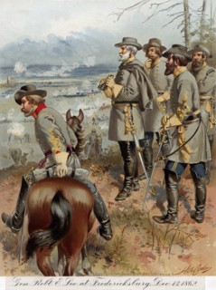 General Robert E. Lee at Fredericksburg, Dec. 13, 1862, Henry Alexander Ogden, Artist, Jones Brothers Publishing Company, 1900