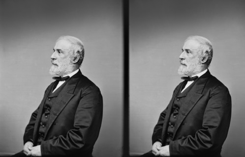 Robert E. Lee (1807-70), American and Confederate Soldier, Commander of Confederate States Army during American Civil War 1862-65, Half-length Seated Portrait, Brady-Handy Collection, 1860's