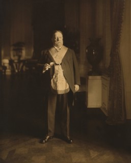 U.S. President William Howard Taft, Full-Length Portrait wearing full Masonic Regalia, Photograph by Jameson Studio, Alexandria, Virginia, USA, 1911