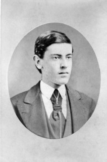 Woodrow Wilson, Head and Shoulders Portrait while Student at Davidson College, South Carolina, USA, photograph by Wearn & Hix, 1873