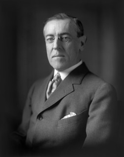 Woodrow Wilson (1856-1924) 28th President of the United States 1913-1921, Half-Length Portrait, Photograph by Harris & Ewing, 1913-1917