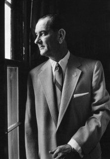 Lyndon B. Johnson (1908-1973), 36th President of the United States 1963-1969, Half-length Portrait as Senate Majority Leader, photograph by Thomas J. O'Halloran, September 1955