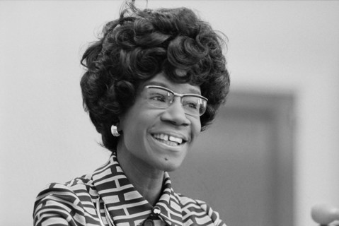Democratic U.S. Congresswoman Shirley Chisholm Announcing her Candidacy for U.S. Presidential Nomination, Thomas J. O'Halloran, January 25, 1972