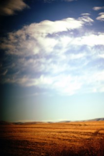 Vast Rural Landscape with Cloudscape