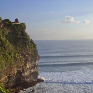 Uluwatu Temple on Sea Cliff, Bali, Indonesia