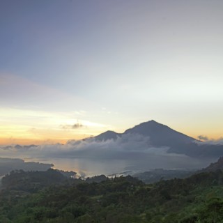 Mount Agung at Sunset, Bali, Indonesia