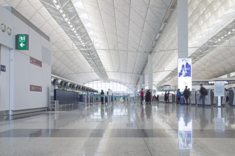 Airport Terminal, Chek Lap Kok Airport, Hong Kong, China