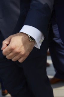 Groom's Hand and Cufflink