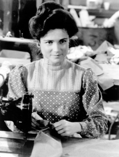 Tovah Feldshuh, on-set of the TV Movie, "Triangle Factory Fire Scandal", NBC-TV, January 30, 1979