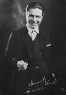 Silent Film Actor Harrison Ford, Publicity Portrait, Photo by Evans Studio, L.A., 1928