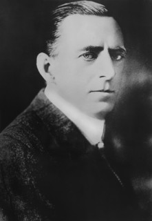 Silent Film Actor Sidney Drew, Head and Shoulders Portrait, 1910's