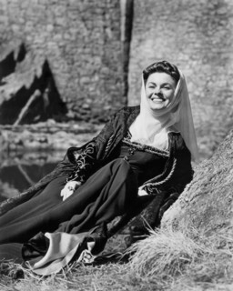 Joanne Dru, on-set of the Film, "The Warriors", Allied Artists, 1955