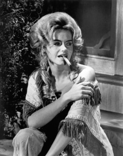 Sharon Farrell, on-set of the Film, "The Reivers" Cinema Center Films, 1969