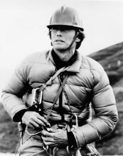 Clint Eastwood, on-set of the Film, "The Eiger Sanction, Universal Pictures, 1975