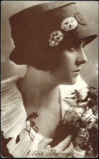 Silent Film Actress and Model Olive Thomas, Publicity Portrait by Albert Witzel, 1910's