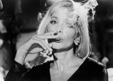 Ingrid Thulin, on-set of the Film, "Frustration" (UK), aka "Games of Desire" (US), "Die Lady" (original, German), E.J. Fancey Productions-UK, Ceres-Filmverleih-West Germany, 1964