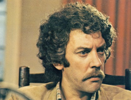 Donald Sutherland, on-set of the Film, "Don't Look Now", Paramount Pictures, 1973