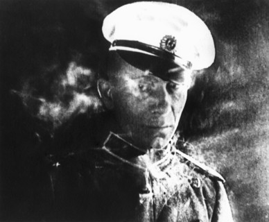 Erich von Stroheim, on-set of the Silent Film, "Foolish Wives", Universal Film Manufacturing Company, 1922