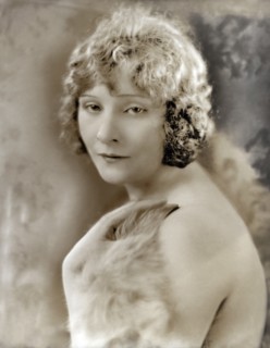 Silent Film Actress Cleo Madison, Head and Shoulders Publicity Portrait, Photograph by Evans Studio L.A., 1910's