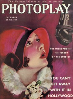 Norma Talmadge, Publicity Portrait, Cover of Photoplay Magazine, December 1929