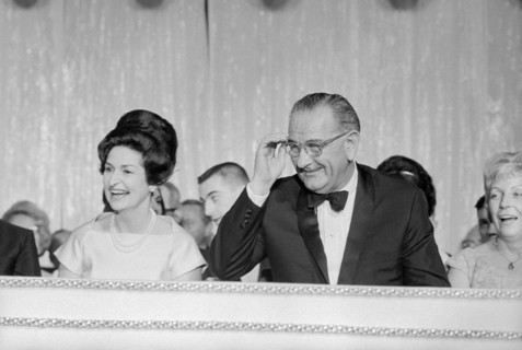 Lyndon Johnson, Ladybird Johnson, president, inauguration, historical,