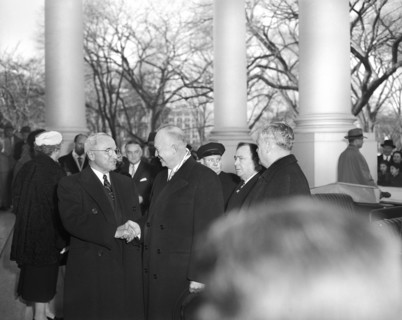 Harry Truman, Dwight Eisenhower, presidents, politics, government, historical,