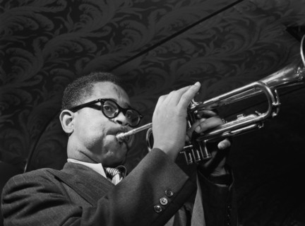 Dizzy Gillespie, man, musician, entertainment, celebrity, historical,